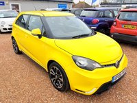 USED 2016 66 MG MG3 1.5 VTi-TECH 3Style Hatchback 5dr Petrol Manual Euro 6 (s/s) (106 ps) Very Low Mileage + Bluetooth + Air Con