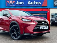 USED 2018 18 LEXUS NX 2.5 300h Sport E-CVT 4WD Euro 6 (s/s) 5dr Nav+Leather+Camera+HeatedSeats