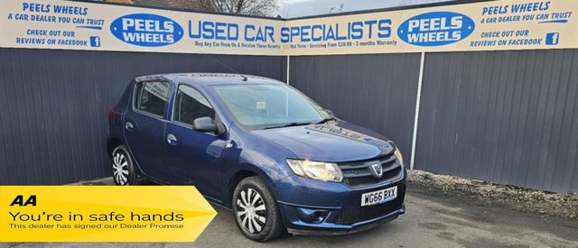 2016 SANDERO 1.2 AMBIANCE HATCHBACK 5DR PETROL MANUAL EURO 6 75 PS FULL SERVICE... photo