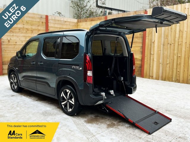 View our Peugeot Rifter 3 Seat Auto Wheelchair Accessible Disabled Access Vehicle WAV