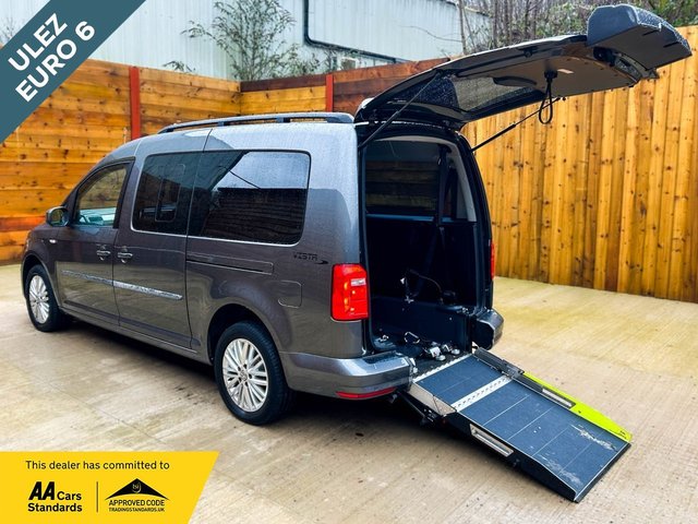 View our Volkswagen Caddy Maxi Life 5 Seat Auto Wheelchair Accessible Disabled access Vehicle WAV