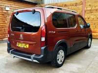 USED 2020 70 PEUGEOT RIFTER L2 LWB 5 Seat Wheelchair Accessible Disabled Access Vehicle WAV 
