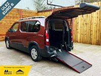 USED 2020 70 PEUGEOT RIFTER L2 LWB 5 Seat Wheelchair Accessible Disabled Access Vehicle WAV 