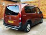 USED 2020 70 PEUGEOT RIFTER L2 LWB 5 Seat Wheelchair Accessible Disabled Access Vehicle WAV 