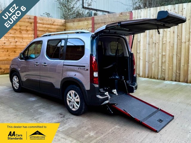 View our Peugeot Rifter 4 Seat Auto Wheelchair Accessible Disabled Access Vehicle WAV 