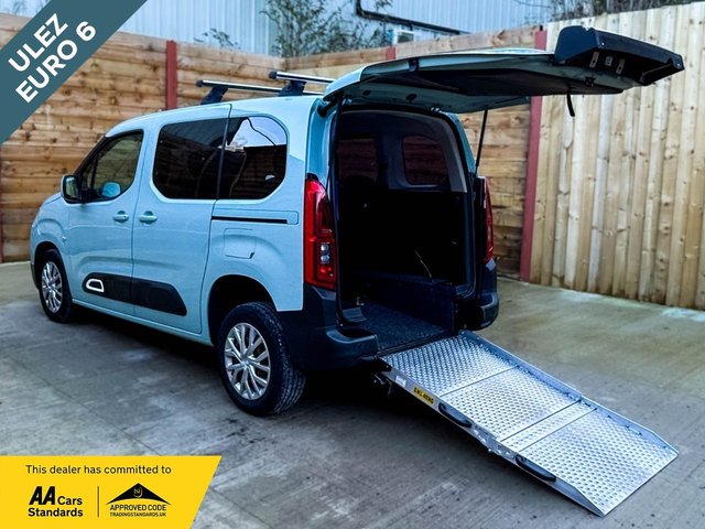 View our Citroen Berlingo 3 Seat Auto Wheelchair Accessible Disabled Access Vehicle WAV 