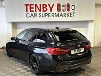USED 2019 19 BMW 5 SERIES 2.0 520d M Sport Touring 5dr Diesel Auto xDrive Euro 6 (s/s) (190 ps) REV CAMERA+AMB LIGHT+DIGI DASH