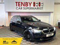 USED 2019 19 BMW 5 SERIES 2.0 520d M Sport Touring 5dr Diesel Auto xDrive Euro 6 (s/s) (190 ps) REV CAMERA+AMB LIGHT+DIGI DASH