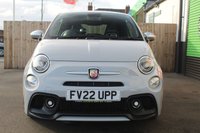 USED 2022 22 ABARTH 595 1.4 T-Jet Turismo Hatchback 3dr Petrol Manual Euro 6 (165 bhp) COMPOVOLO GREY--ABARTH BLACK DIAMOND STITCHED LEATHER