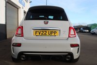 USED 2022 22 ABARTH 595 1.4 T-Jet Turismo Hatchback 3dr Petrol Manual Euro 6 (165 bhp) COMPOVOLO GREY--ABARTH BLACK DIAMOND STITCHED LEATHER