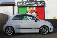 USED 2022 22 ABARTH 595 1.4 T-Jet Turismo Hatchback 3dr Petrol Manual Euro 6 (165 bhp) COMPOVOLO GREY--ABARTH BLACK DIAMOND STITCHED LEATHER