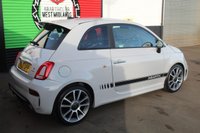 USED 2022 22 ABARTH 595 1.4 T-Jet Turismo Hatchback 3dr Petrol Manual Euro 6 (165 bhp) COMPOVOLO GREY--ABARTH BLACK DIAMOND STITCHED LEATHER