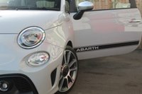 USED 2022 22 ABARTH 595 1.4 T-Jet Turismo Hatchback 3dr Petrol Manual Euro 6 (165 bhp) COMPOVOLO GREY--ABARTH BLACK DIAMOND STITCHED LEATHER