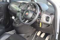 USED 2022 22 ABARTH 595 1.4 T-Jet Turismo Hatchback 3dr Petrol Manual Euro 6 (165 bhp) COMPOVOLO GREY--ABARTH BLACK DIAMOND STITCHED LEATHER