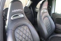 USED 2022 22 ABARTH 595 1.4 T-Jet Turismo Hatchback 3dr Petrol Manual Euro 6 (165 bhp) COMPOVOLO GREY--ABARTH BLACK DIAMOND STITCHED LEATHER