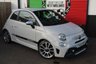 USED 2022 22 ABARTH 595 1.4 T-Jet Turismo Hatchback 3dr Petrol Manual Euro 6 (165 bhp) COMPOVOLO GREY--ABARTH BLACK DIAMOND STITCHED LEATHER