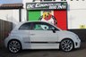 USED 2022 22 ABARTH 595 1.4 T-Jet Turismo Hatchback 3dr Petrol Manual Euro 6 (165 bhp) COMPOVOLO GREY--ABARTH BLACK DIAMOND STITCHED LEATHER
