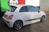 USED 2022 22 ABARTH 595 1.4 T-Jet Turismo Hatchback 3dr Petrol Manual Euro 6 (165 bhp) COMPOVOLO GREY--ABARTH BLACK DIAMOND STITCHED LEATHER