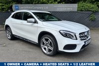 USED 2018 18 MERCEDES-BENZ GLA 2.1 GLA220d AMG Line (Premium) SUV 5dr Diesel 7G-DCT 4MATIC Euro 6 (s/s) (177 ps) HEATED SEATS + NAV + 1 OWNER + CAMERA + PREMIUM