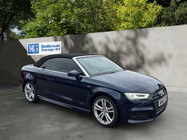 2016 66 Audi A3 Cabriolet 2.0 TFSI S line Convertible 2dr Petrol S Tronic quattro Euro 6 (s/s) (190 ps)