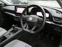USED 2020 70 SEAT LEON 1.0 TSI SE Dynamic 5d 110 S/S 1 OWNER, FULL SEAT SERVICE HISTORY, SAT NAV, FULL LINK FOR WIRELESS APPLE CARPLAY & WIRED ANDROID AUTO, DIGITAL COCKPIT, LANE ASSIST, PARK ASSIST, FRONT & REAR PARKING SENSORS WITH DISPLAY, CRUISE CONTROL & SPEED LIMITER, DAB RADIO, BLUETOOTH, VOICE CONTROL, FRONT ASSIST, MANUAL 6 SPEED GEARBOX, 17 INCH ALLOYS, LEATHER FLAT BOTTOM MULTIFUNCTION STEERING WHEEL, AUTO HEADLIGHTS, KEYLESS START, AUTO HOLD, USB C PORTS, CLIMATE CONTROL, ILLUMINATNG VANITY MIRRORS, ISO FIX, TRIP COMPUTER