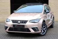 USED 2019 19 SEAT IBIZA 1.0 TSI XCELLENCE LUX DSG PAN ROOF REARCAMERA MYSTIC MAGENTA