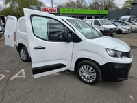 USED 2020 20 PEUGEOT PARTNER 1.5 BlueHDi Professional L1 101 BHP White, 59,250 miles, 3 owners, full service history, Euro 6, ULEZ, 5-speed manual, Bluetooth, AC  Plus VAT @ 20% * MANUAL***AIR CON**BLUETOOTH