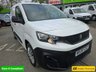USED 2020 20 PEUGEOT PARTNER 1.5 BlueHDi Professional L1 101 BHP White, 59,250 miles, 3 owners, full service history, Euro 6, ULEZ, 5-speed manual, Bluetooth, AC  Plus VAT @ 20% * MANUAL***AIR CON**BLUETOOTH