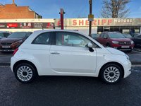 USED 2017 17 FIAT 500 1.2 Lounge Hatchback 3dr Petrol Manual Euro 6 (s/s) (69 bhp) Buy with Complete Confidence from Sheriff Motors, All our vehicles are extensively road tested and thoroughly inspected prior to sale. Each vehicle comes with a new 1 year and we rectify all advisories and failures at no additional cost to our customers, plus a full oil and filter service. For added peace of mind, every car includes a 6 month complimentary RAC Warranty & 12 months Rac Breakdown Cover giving you complete confidence when you buy from Sheriff Motors.