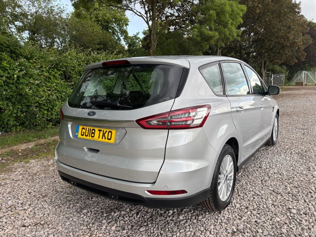 USED 2018 18 FORD S-MAX 1.5T EcoBoost Zetec MPV 5dr Petrol Manual Euro 6 (s/s) (160 ps) &pound;ZERO DEPOSIT FINANCE