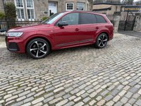 USED 2021 71 AUDI Q7 3.0 TDI V6 45 Black Edition SUV 5dr Diesel Tiptronic quattro Euro 6 (s/s) (231 ps) 7 Seater+One Owner 26000 Miles Since New+Full Leather+Heated Seats+Navigation+More