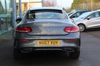 USED 2017 67 MERCEDES-BENZ C-CLASS 2.1 C250d AMG Line (Premium Plus) Coupe 2dr Diesel G-Tronic+ 4MATIC Euro 6 (s/s) (204 ps) - EURO 6 - ULEZ, SAT NAV, HTD/LEATHER, PAN ROOF, R/CAMERA, LEDS, P/SENSORS, 18" ALLOYS, CRUISE, BLUETOOTH, DAB & BURMESTER S/S