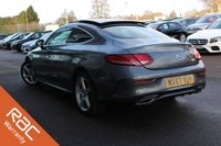USED 2017 67 MERCEDES-BENZ C-CLASS 2.1 C250d AMG Line (Premium Plus) Coupe 2dr Diesel G-Tronic+ 4MATIC Euro 6 (s/s) (204 ps) - EURO 6 - ULEZ, SAT NAV, HTD/LEATHER, PAN ROOF, R/CAMERA, LEDS, P/SENSORS, 18" ALLOYS, CRUISE, BLUETOOTH, DAB & BURMESTER S/S