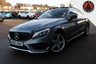 USED 2017 67 MERCEDES-BENZ C-CLASS 2.1 C250d AMG Line (Premium Plus) Coupe 2dr Diesel G-Tronic+ 4MATIC Euro 6 (s/s) (204 ps) - EURO 6 - ULEZ, SAT NAV, HTD/LEATHER, PAN ROOF, R/CAMERA, LEDS, P/SENSORS, 18" ALLOYS, CRUISE, BLUETOOTH, DAB & BURMESTER S/S