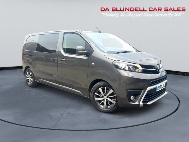 View our Toyota Proace 2.0D Design Medium Crew Van Double Cab 6dr Diesel Auto MWB Euro 6 (s/s) (6 Seat) (180 ps)