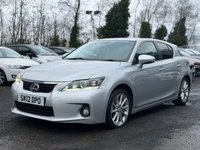 USED 2012 12 LEXUS CT 1.8 200h SE-L Hatchback 5dr Petrol Hybrid CVT Euro 5 (s/s) (136 ps) 