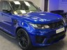 USED 2017 66 LAND ROVER RANGE ROVER SPORT 5.0 V8 SVR SUV 5dr Petrol Auto 4WD Euro 6 (s/s) (550 ps) 