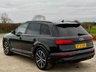 USED 2022 72 AUDI Q7 3.0 TFSI V6 55 Black Edition Tiptronic quattro Euro 6 (s/s) 5dr 1 OWNERâ¢FULL AUDI HISTORYâ¢SPEC