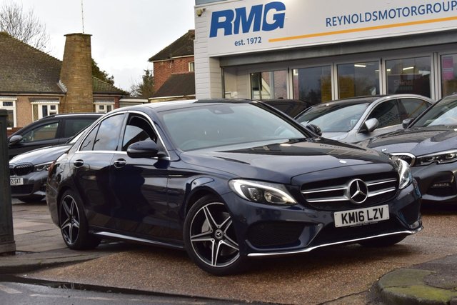 View our Mercedes-Benz C-Class 2.1 C250d AMG Line (Premium Plus) Saloon 4dr Diesel 7G-Tronic+ Euro 6 | &pound;35 A YEAR ROAD TAX | MAJOR MERCEDES HISTORY | PANORAMIC ROOF | HEATED MEMORY SEATS | UPGRADED SOUND SYSTEM | CRUISE CONTROL | REVERSE CAMERA 