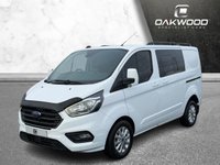 USED 2021 21 FORD TRANSIT CUSTOM 2.0 300 EcoBlue Limited Crew Van Double Cab 5dr Diesel Auto L1 H1 Euro 6 (s/s) (170 ps) LOW MILES + FSH + ALLOYS + AIR CON + EURO 6