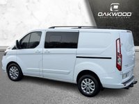 USED 2021 21 FORD TRANSIT CUSTOM 2.0 300 EcoBlue Limited Crew Van Double Cab 5dr Diesel Auto L1 H1 Euro 6 (s/s) (170 ps) LOW MILES + FSH + ALLOYS + AIR CON + EURO 6
