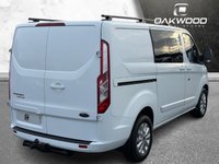 USED 2021 21 FORD TRANSIT CUSTOM 2.0 300 EcoBlue Limited Crew Van Double Cab 5dr Diesel Auto L1 H1 Euro 6 (s/s) (170 ps) LOW MILES + FSH + ALLOYS + AIR CON + EURO 6