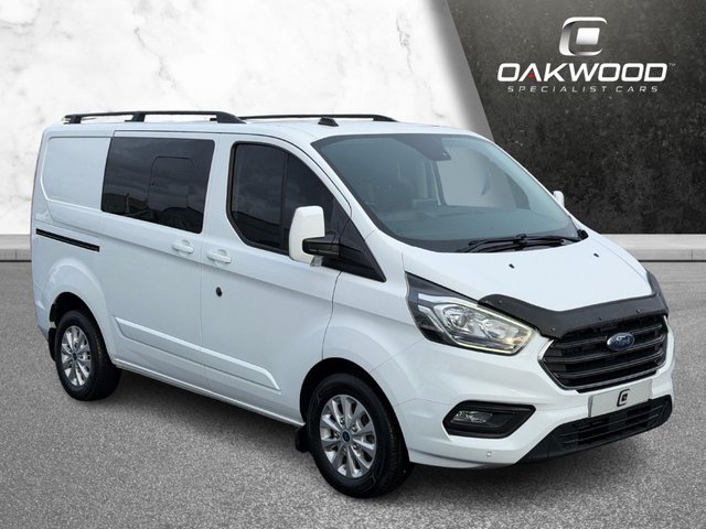 View our Ford Transit Custom 2.0 300 EcoBlue Limited Crew Van Double Cab 5dr Diesel Auto L1 H1 Euro 6 (s/s) (170 ps)
