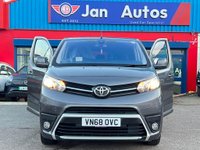 USED 2018 68 TOYOTA PROACE VERSO 2.0D Family Medium MPV Auto MWB Euro 6 (s/s) 5dr (8 Seat) HeadUpDisplay+Nav+Sensor+8seat