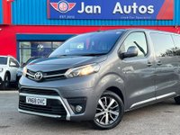 USED 2018 68 TOYOTA PROACE VERSO 2.0D Family Medium MPV Auto MWB Euro 6 (s/s) 5dr (8 Seat) HeadUpDisplay+Nav+Sensor+8seat