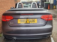 USED 2012 12 AUDI A3 CABRIOLET 1.2 TFSI S line Convertible 2dr Petrol Manual Euro 5 (s/s) (105 ps) 