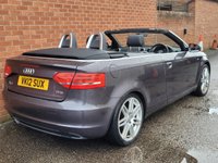 USED 2012 12 AUDI A3 CABRIOLET 1.2 TFSI S line Convertible 2dr Petrol Manual Euro 5 (s/s) (105 ps) 
