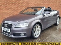 USED 2012 12 AUDI A3 CABRIOLET 1.2 TFSI S line Convertible 2dr Petrol Manual Euro 5 (s/s) (105 ps) 