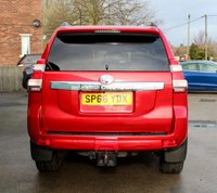 PRE-OWNED 2016 66 TOYOTA LAND CRUISER 2.8D Icon SUV 5dr Diesel Auto 4WD Euro 6 (7 Seats) (177 ps) Vermilon Red Metallic (&pound;700 option), Full Black Leather Interior, 7 Seats, 18" Alloy Wheels, Heated Seats, Electric Adjustable Seats, Bluetooth Phone and Music Streaming, Satellite Navigation, LED Headlights, JBL Premium Sound System, Fold Flat 3rd Row Seats, Privacy Glass, Front and Rear Parking Sensors, Rear View Camera, Front Armrest Fridge, Hill Start Assist Control, 7in High Resolution Touch Screen, Triple Zone Climate Control, Cruise Control, DAB Radio, Downhill Assist Control, Electric Fo