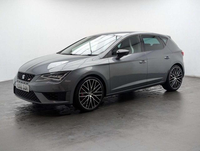 USED 2016 66 SEAT LEON 2.0 TSI Cupra 290 Black Hatchback 5dr Petrol Manual Euro 6 (s/s) (290 ps) PARKING SENSORS +ELECTRIC DOOR MIRR CLICK & COLLECT/HOME DELIVERY